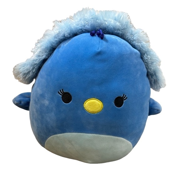 Squishmallows Priscilla the Peacock 8” plush toy by KellyToy 2019 - Picture 1 of 7